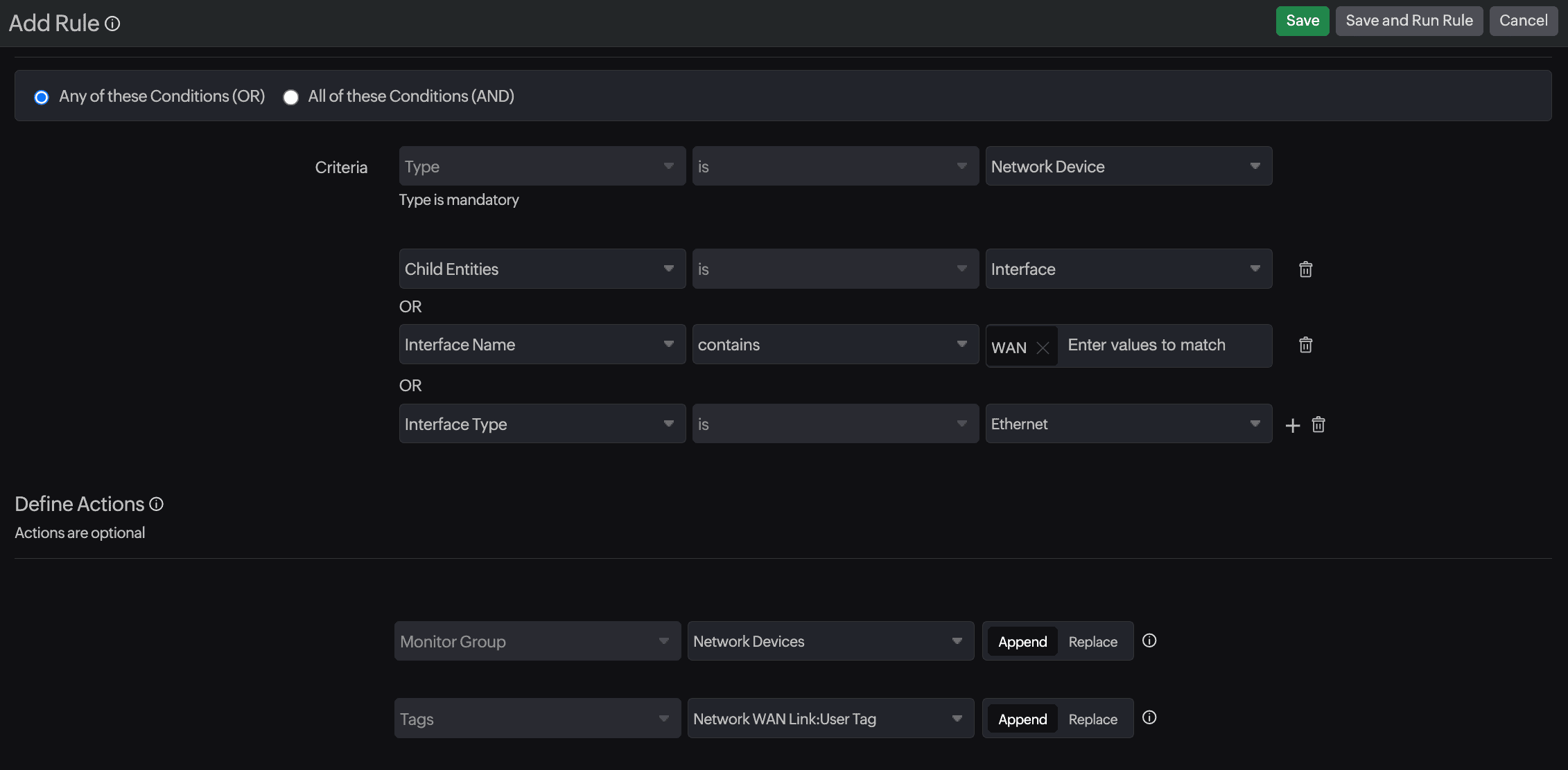 Add configuration rule