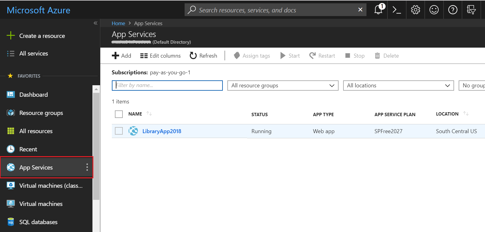 Install APM Insight .NET agent via Azure portal