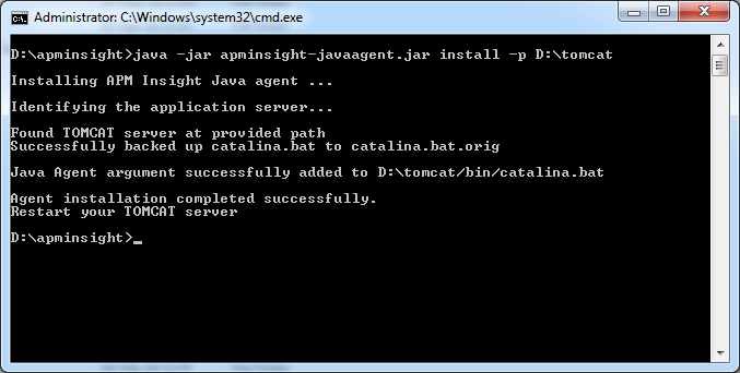 APM Insight Java agent troubleshooting