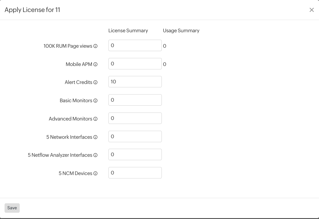 MSP Apply License