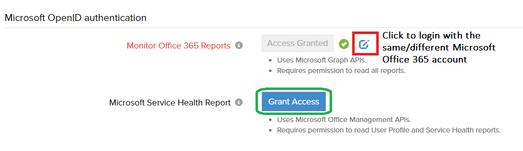 Authenticate to add an Office 365 monitor