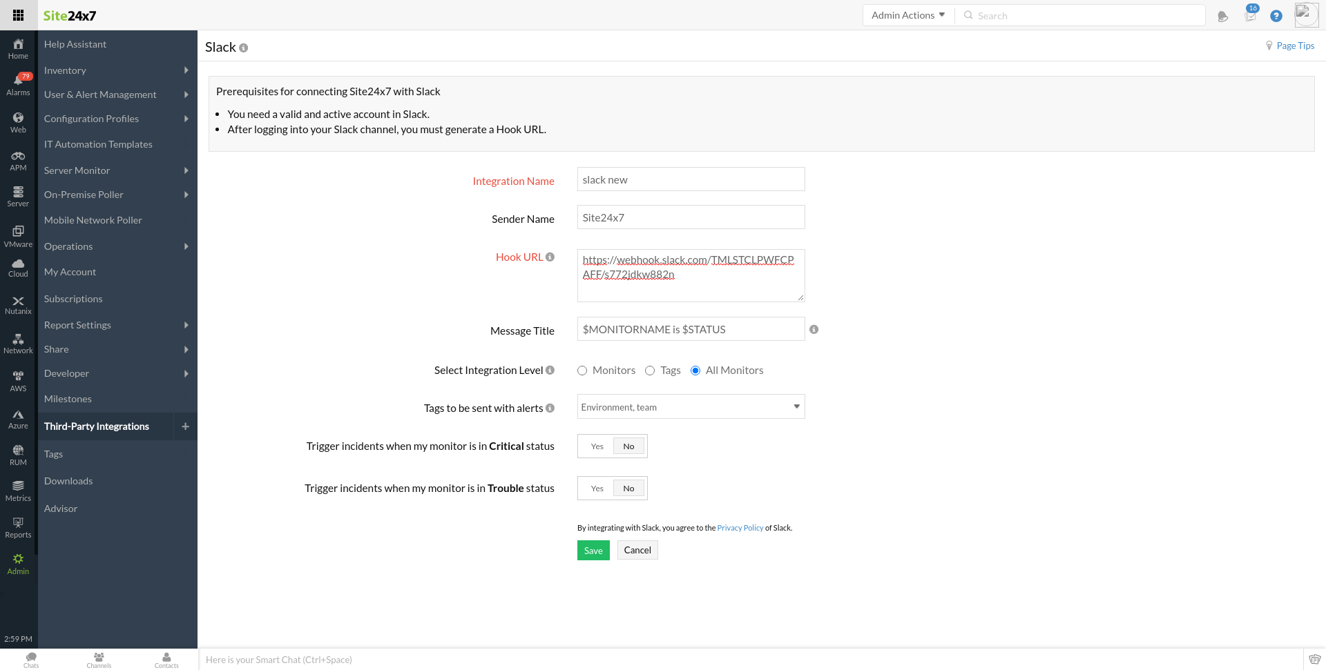 site24x7-slack-connect