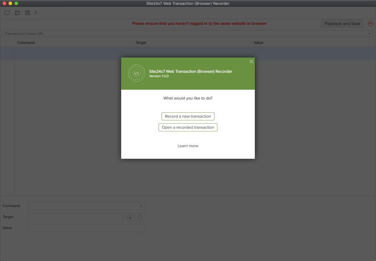 synthetic-transaction-recorder
